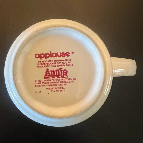 Set of 2 Vintage 1980s Little Orphan Annie, Daddy Warbucks and Dog Sandy Mugs - Picture 10 of 11